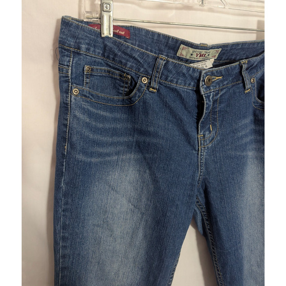 y2k YMI Medium Wash Low Rise Bootcut Jeans Size 13 29L SH3 Boho Grunge Retro - Picture 3 of 9